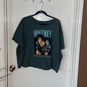OLD NAVY WHITNEY HOUSTON CROPPED TEE SIZE 2X NWT